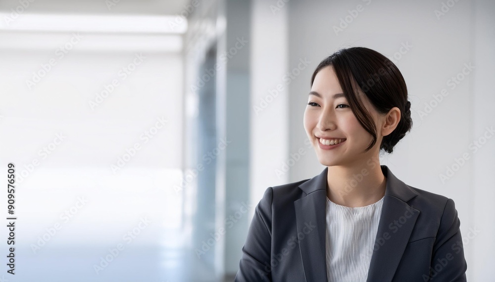 portrait of a professional businesswoman, A professional Asian businesswoman standing and smiling confidently. She exudes a friendly and approachable demeanor, dressed in formal business attire portrait of a professional businesswoman, A professional Asian businesswoman standing and smiling confidently. She exudes a friendly and approachable demeanor, dressed in formal business attire