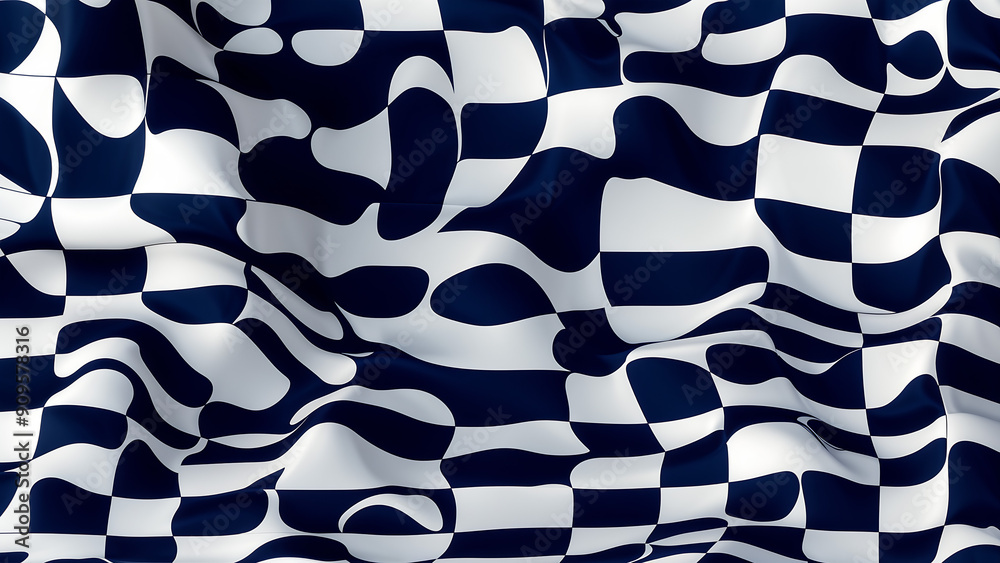 Trippy checkerboard background. Retro psychedelic checkered wallpaper. Wavy groovy chessboard surface. Distorted geometric pattern Trippy checkerboard background. Retro psychedelic checkered wallpaper. Wavy groovy chessboard surface. Distorted geometric pattern