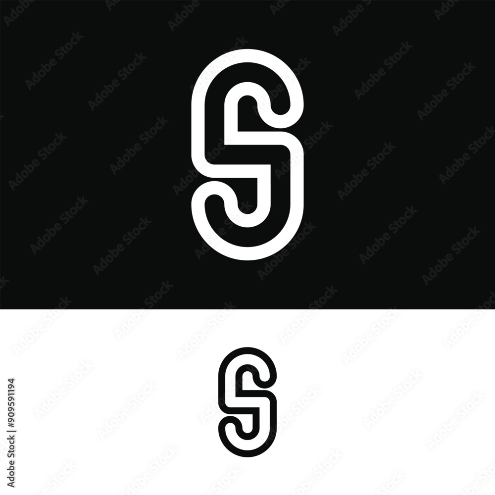 Creative abstract initial letter S logo design. Premium Vector Creative abstract initial letter S logo design. Premium Vector