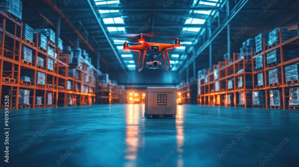 Drone Delivery in a Modern Warehouse Drone Delivery in a Modern Warehouse