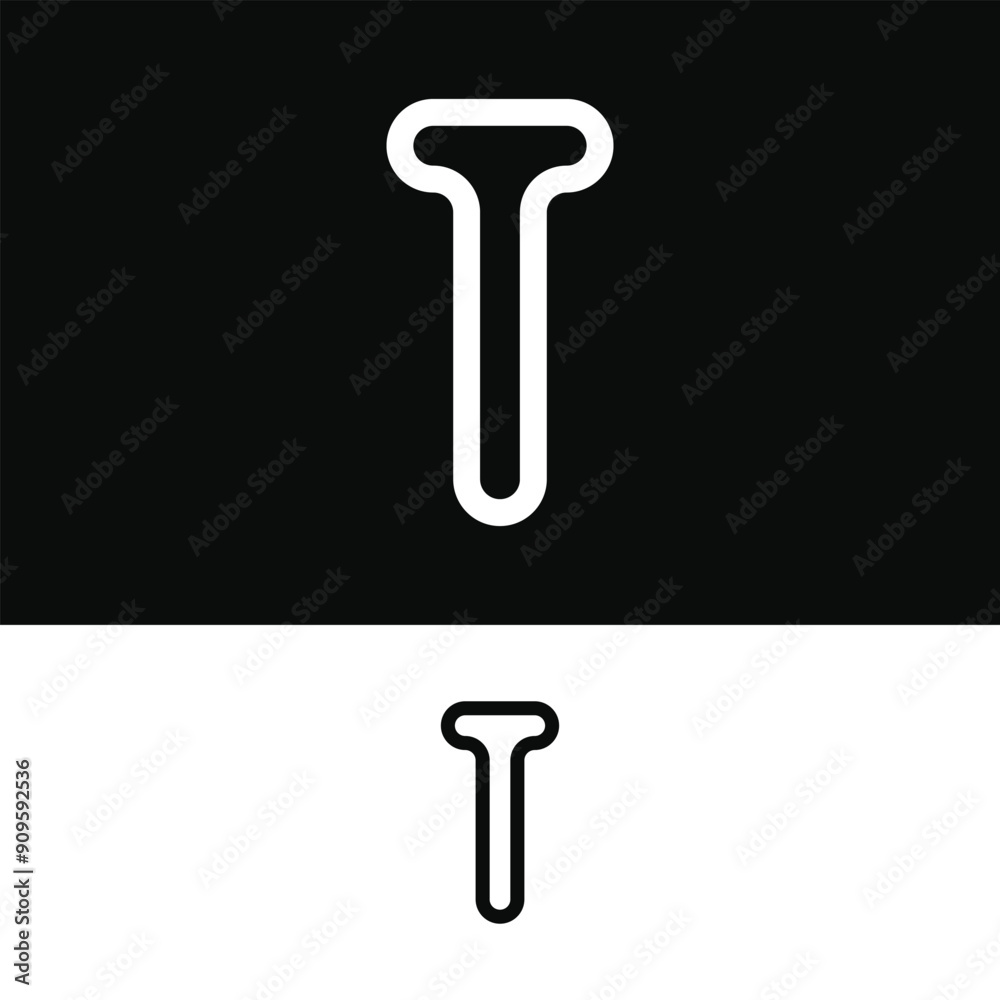 Creative abstract initial letter T logo design. Premium Vector Creative abstract initial letter T logo design. Premium Vector