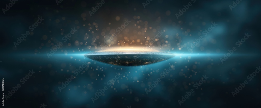 Starship design abstract, copy space, natural lighting