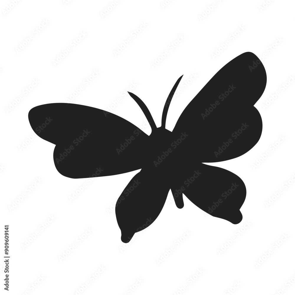 Beautiful butterfly illustration on white background Beautiful butterfly illustration on white background