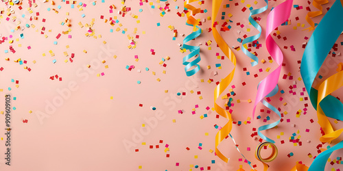  Festive Celebration: Confetti and Streamers for Parties, Party Decor: Colorful Confetti and Streamers