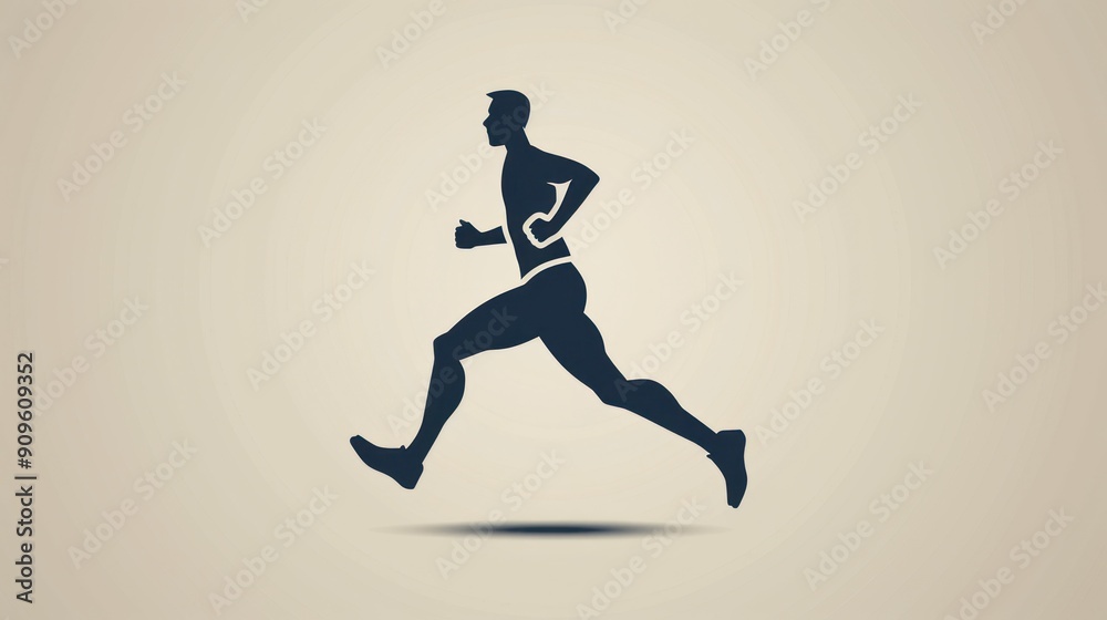 Silhouette of a Runner Silhouette of a Runner