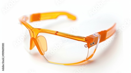 Orange Safety Glasses photo