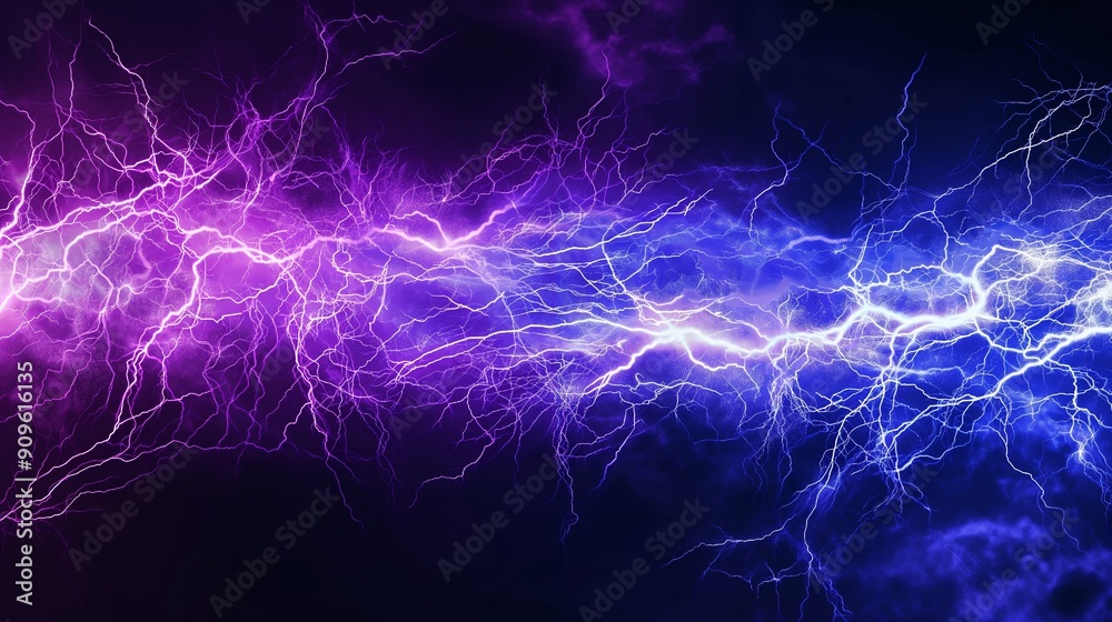 abstract background art banner featuring a bolt of electricity abstract background art banner featuring a bolt of electricity