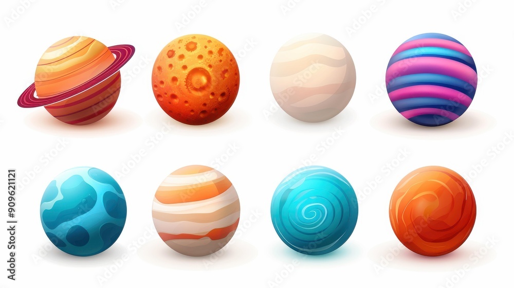 Explore the diverse planets of our solar system through striking visual representations of these celestial bodies. Explore the diverse planets of our solar system through striking visual representations of these celestial bodies.