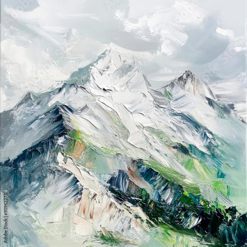Majestätische Berglandschaft photo
