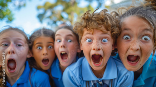 8_Back_to_school_excitement._Group_of_primary