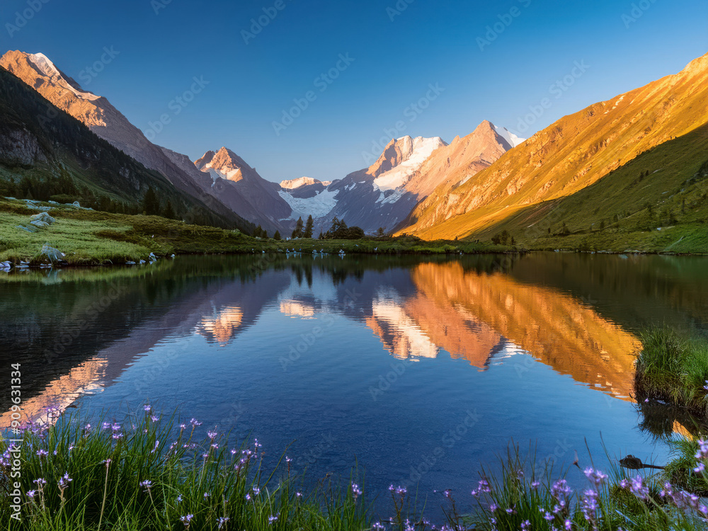 lake in the mountains lake in the mountains