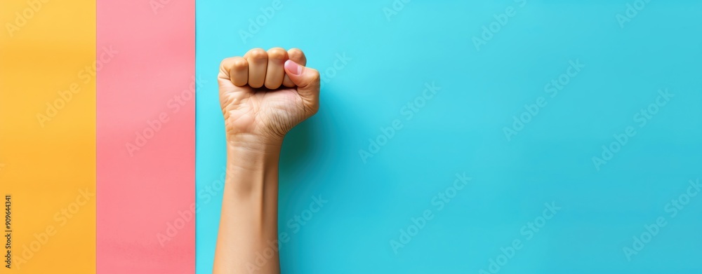 Fototapeta premium Human Rights Day, promoting equality, ample copy space