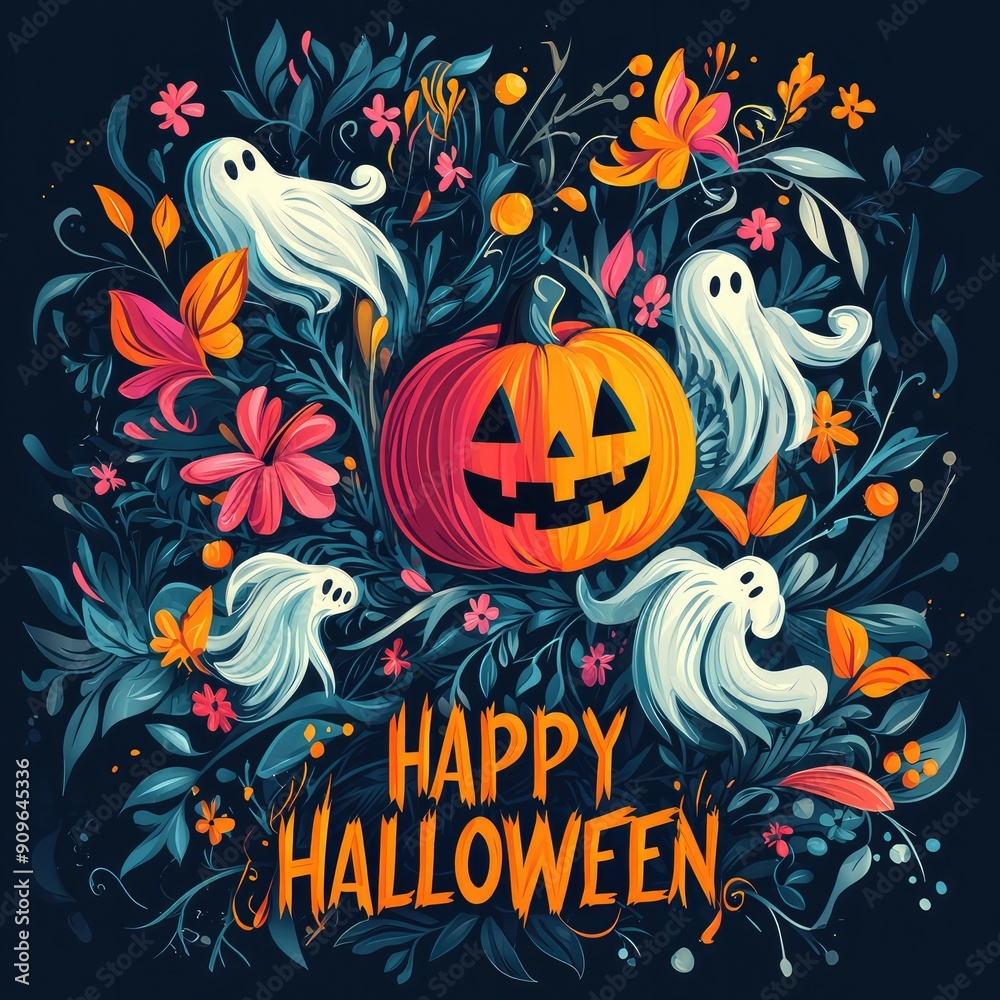 A poster for halloween A poster for halloween