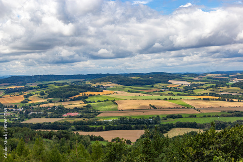 Rural landscape in South Bohemia. Czechia. photo