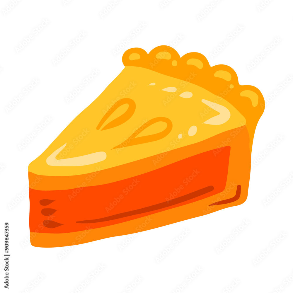 Delicious cake illustration isolated on white background Delicious cake illustration isolated on white background