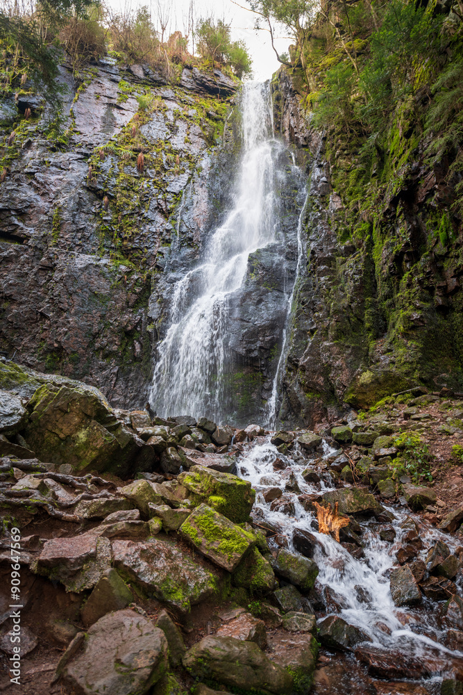 Burgbach Waterfall in Bad Rippoldsau-Schapbach, Baden-Württemberg Burgbach Waterfall in Bad Rippoldsau-Schapbach, Baden-Württemberg
