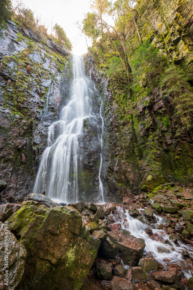Burgbach Waterfall in Bad Rippoldsau-Schapbach, Baden-Württemberg Burgbach Waterfall in Bad Rippoldsau-Schapbach, Baden-Württemberg