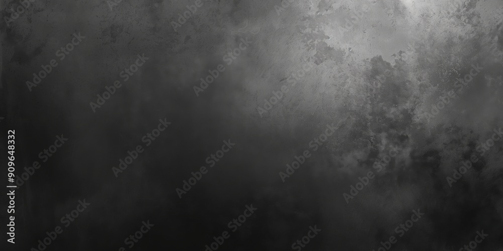 Obraz premium A black and white photo of a cloudy sky with a grey background. The sky is filled with dark clouds and the atmosphere is moody and somber