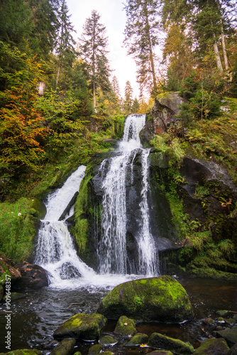 The Triberg Waterfalls in Black Forest, Schwarzwald, Germany