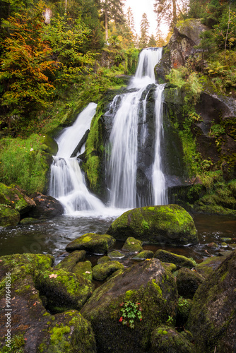 The Triberg Waterfalls in Black Forest, Schwarzwald, Germany