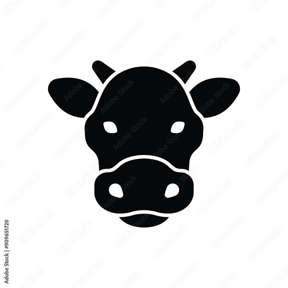 Cow vetor icon