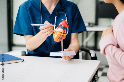 Medical expertise and patient care through anatomical models. Visualize healthcare concepts with a focus on anatomy, guidance