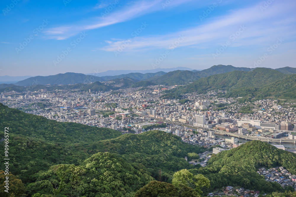 Obraz premium View from Observatory Nagasaki City, Nagasaki Prefecture May 13 2024