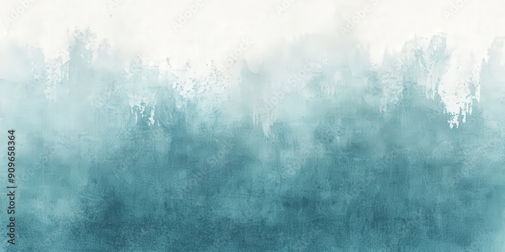 Abstract Watercolor Painting with Blue and White Hues Abstract Watercolor Painting with Blue and White Hues