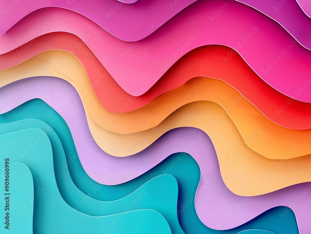 A vibrant, abstract pattern of layered waves in various colours, creating a dynamic and modern visual. A vibrant, abstract pattern of layered waves in various colours, creating a dynamic and modern visual.