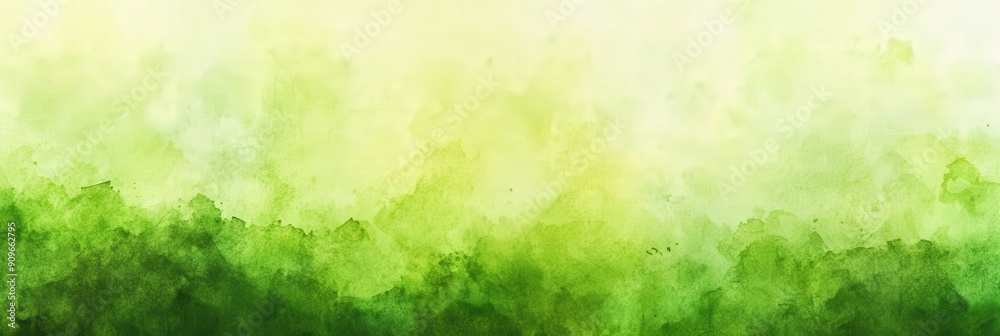 Abstract Watercolor Background in Green and Yellow Hues Abstract Watercolor Background in Green and Yellow Hues