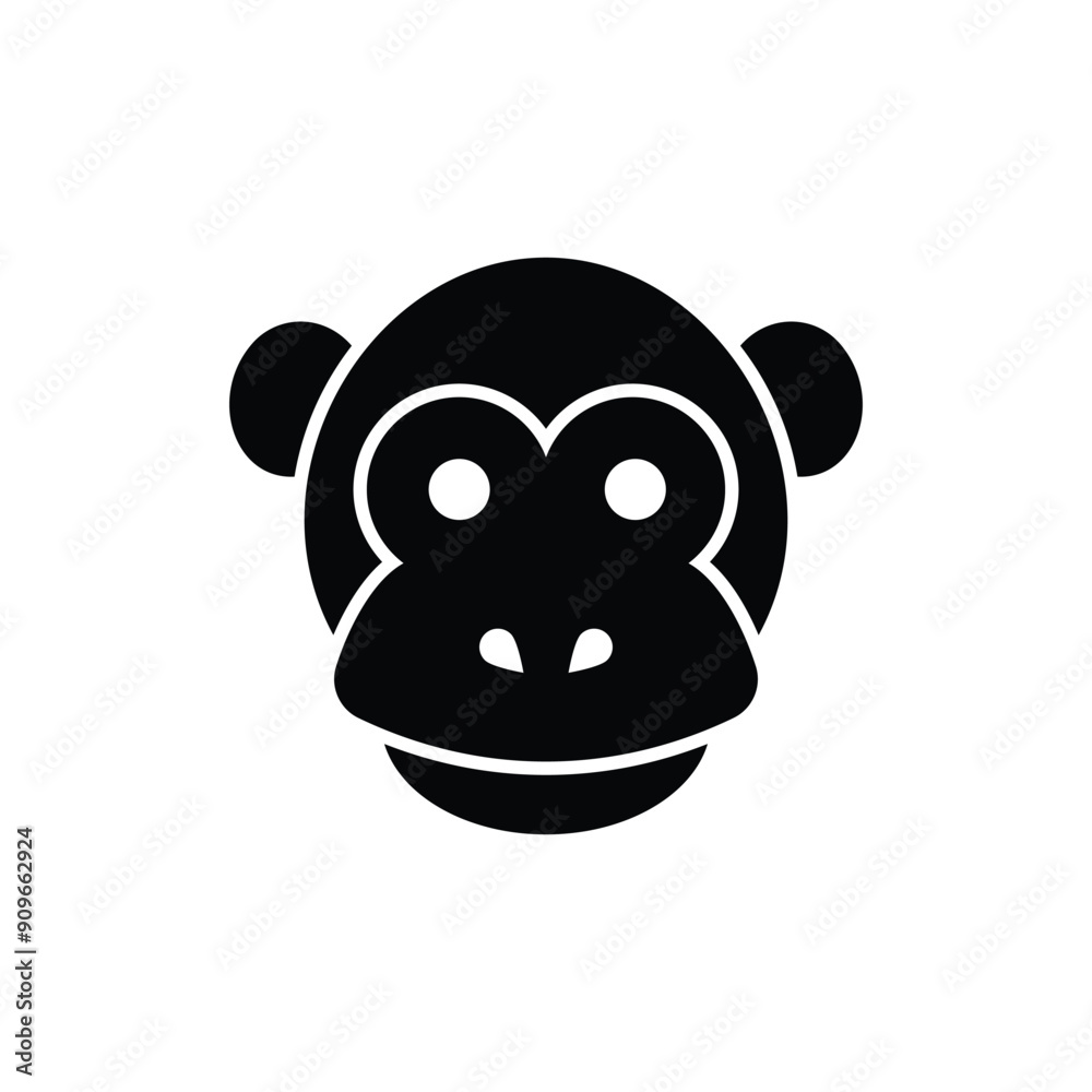 Monkey vetor icon Monkey vetor icon