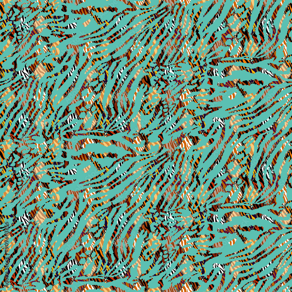 pattern with blue and yellow flowers pattern with blue and yellow flowers