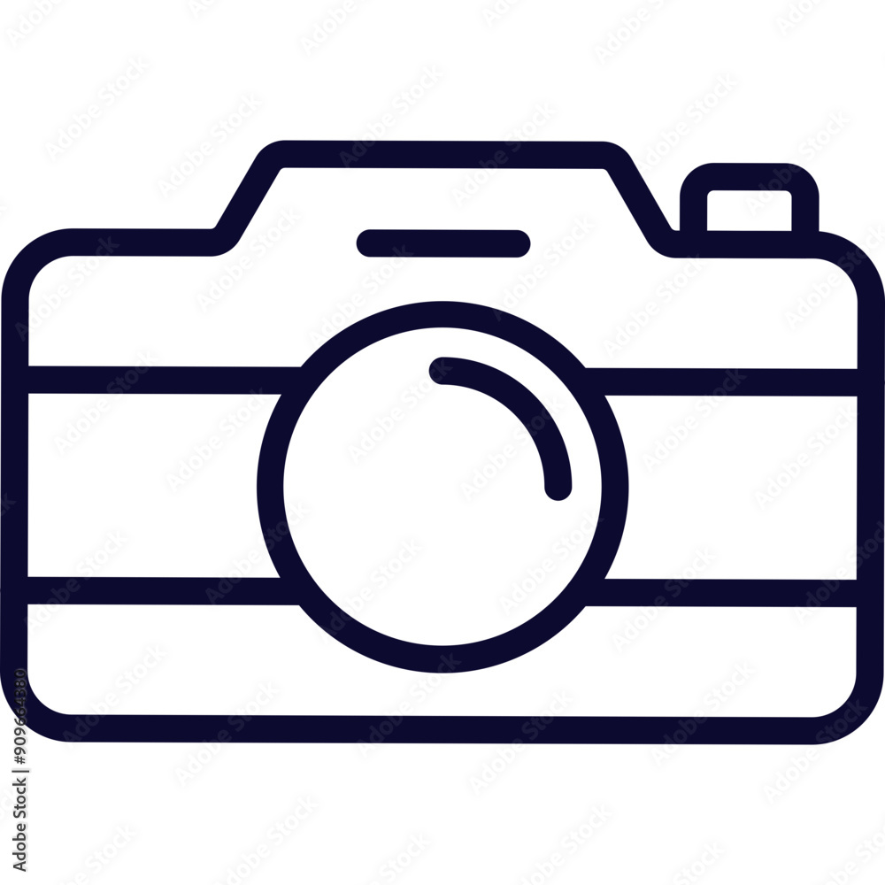 Camera Line Icon Camera Line Icon