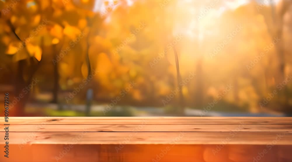 An empty place for presentation on an autumn background of nature with golden foliage. An empty place for presentation on an autumn background of nature with golden foliage.
