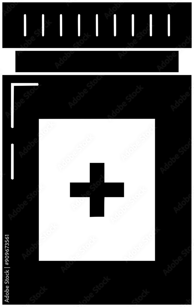 Obraz premium medicine illustration doctor silhouette nurse logo hospital icon health outline tablet medical clinic care healthcare medication prescription pill treatment shape pharmacy drug patient for vector