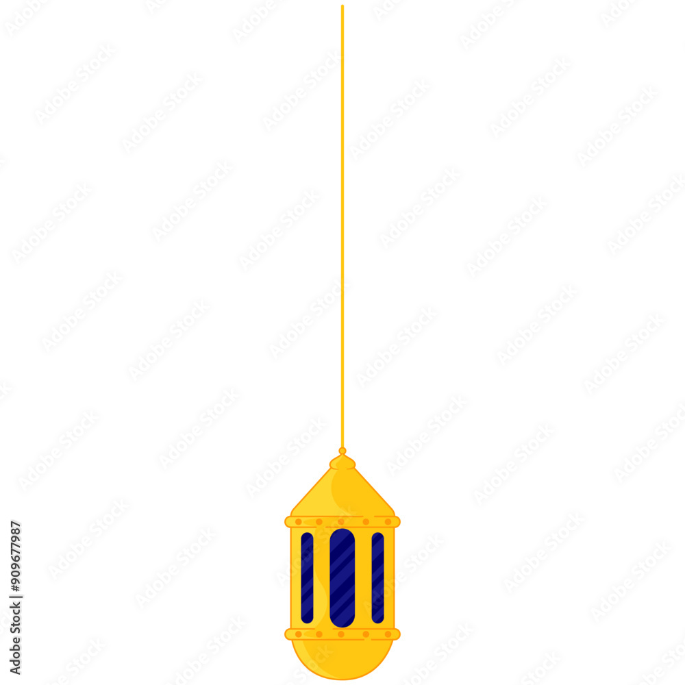 Islamic Lantern Elements Illustration Islamic Lantern Elements Illustration