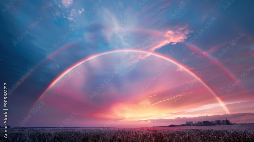 Create stunning images featuring natural rainbows against dramatic skies. Create stunning images featuring natural rainbows against dramatic skies.