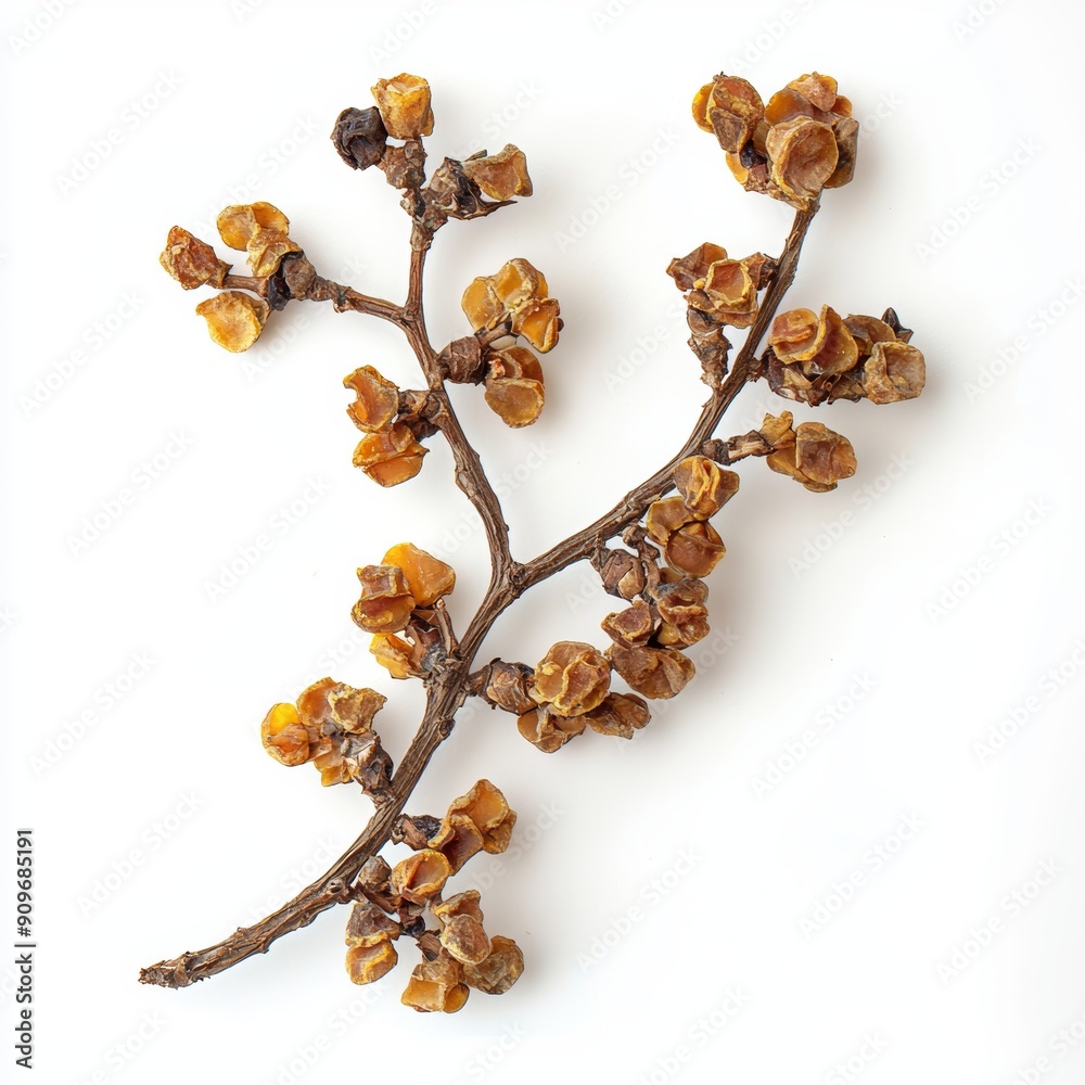 Exotic Frankincense Branch on White Background for Food or Cosmetic Design Generative AI Exotic Frankincense Branch on White Background for Food or Cosmetic Design Generative AI