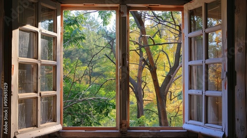 Opening windows wide to let in the crisp spring air  refreshing every room with a breeze.