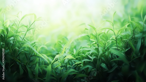 Sunlight Through Fresh Spring Leaves photo