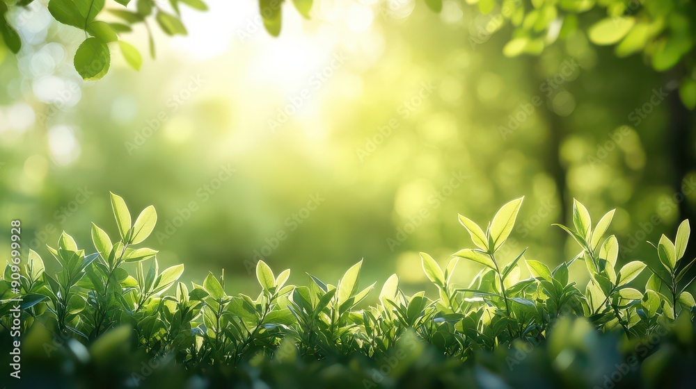 Sunlight Through Fresh Spring Leaves Sunlight Through Fresh Spring Leaves