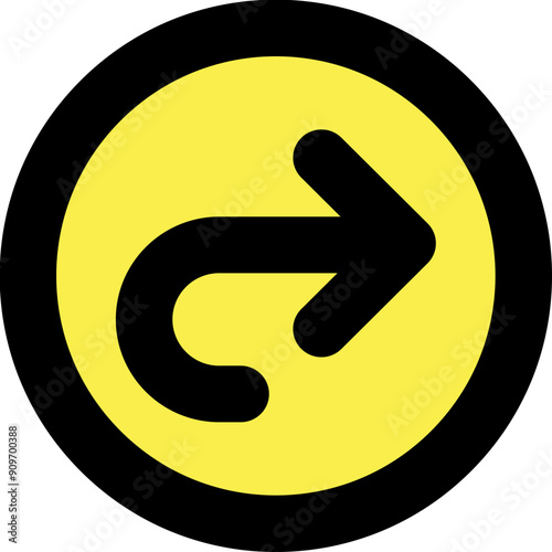 Turn Right Street Sign