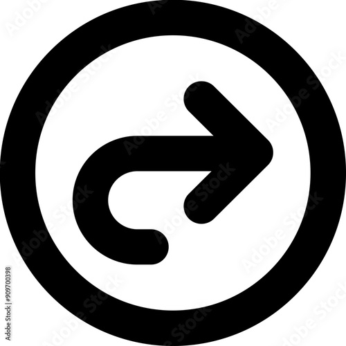 Turn Right Street Sign