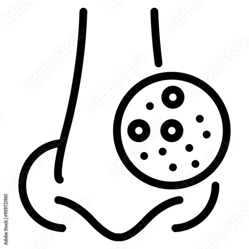 Skin acne icon