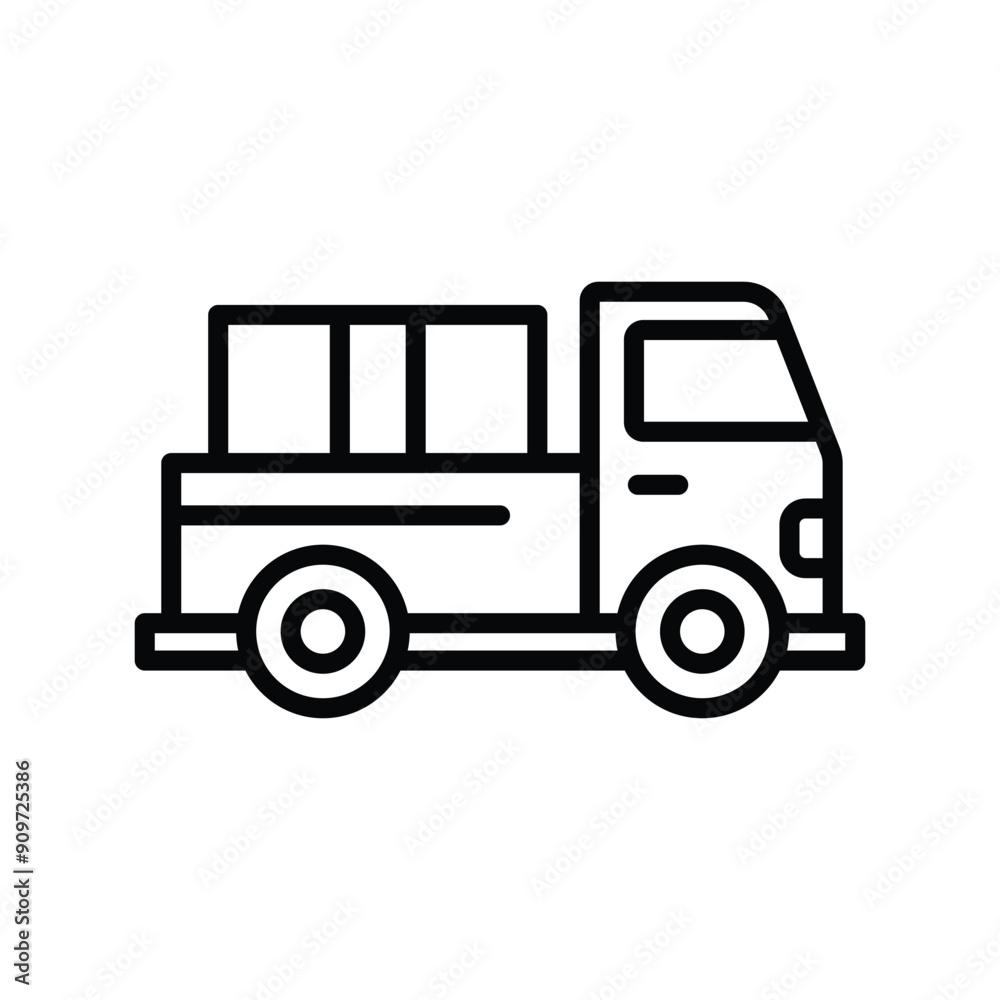pickup truck icon vector design template simple and clean pickup truck icon vector design template simple and clean