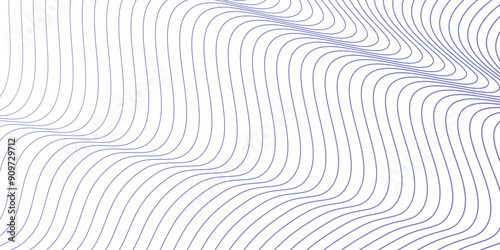 Vector abstract white background with dynamic waves lines.