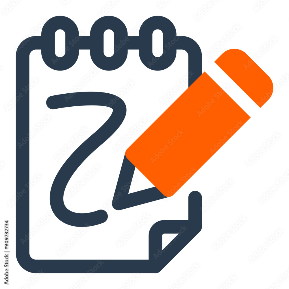 Fotografie Sketchbook for Graffiti Drawings Vector Icon