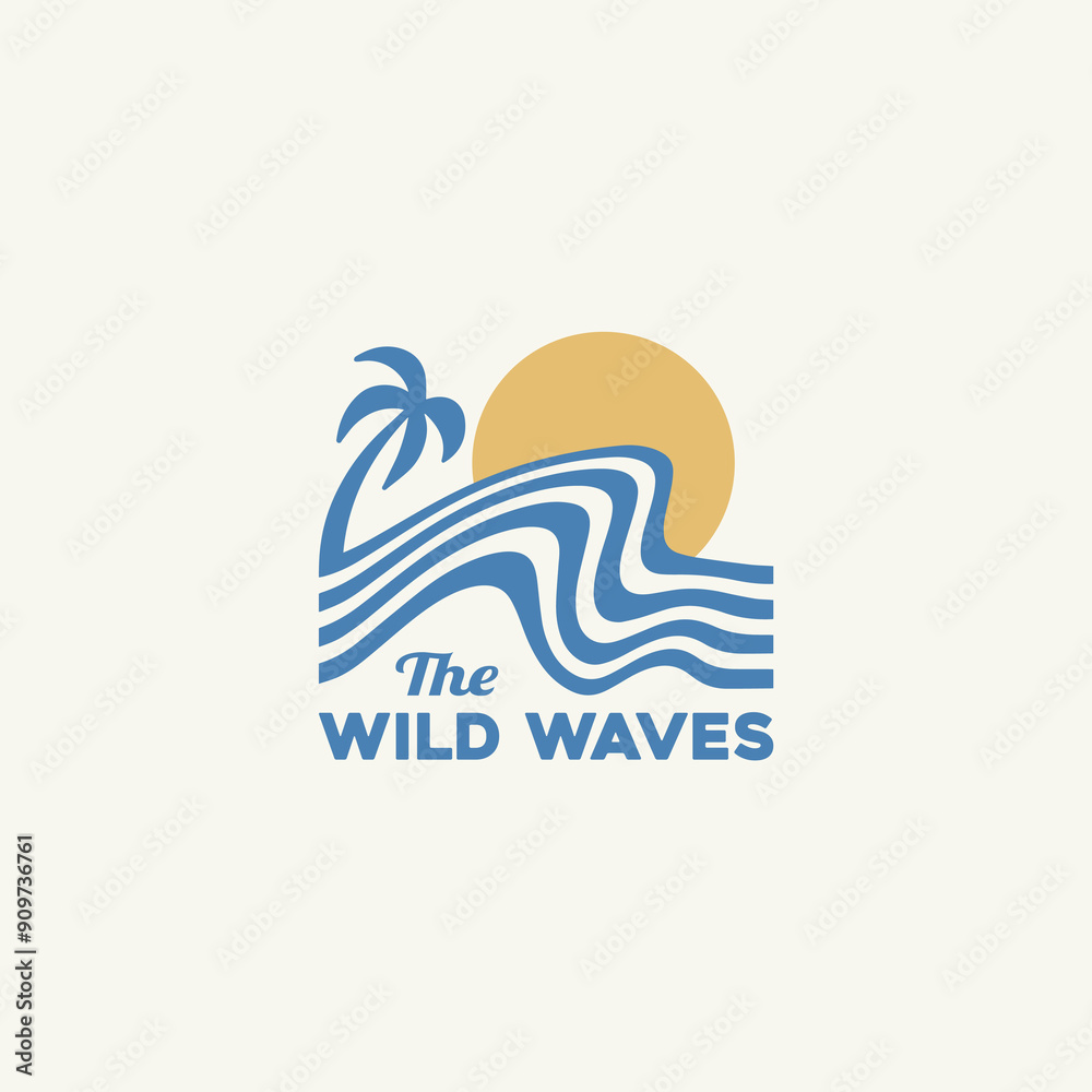 Φωτογραφία Vintage surf design template for surf club, surf shop, surf merch