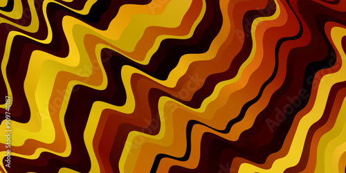 Light Orange vector backdrop with bent lines.