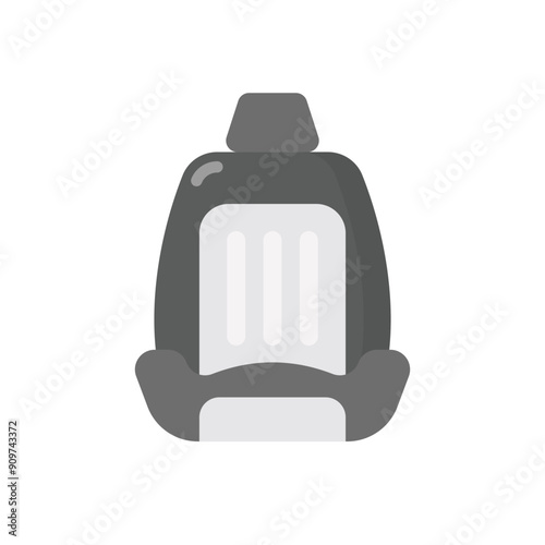 Car seat vector icon